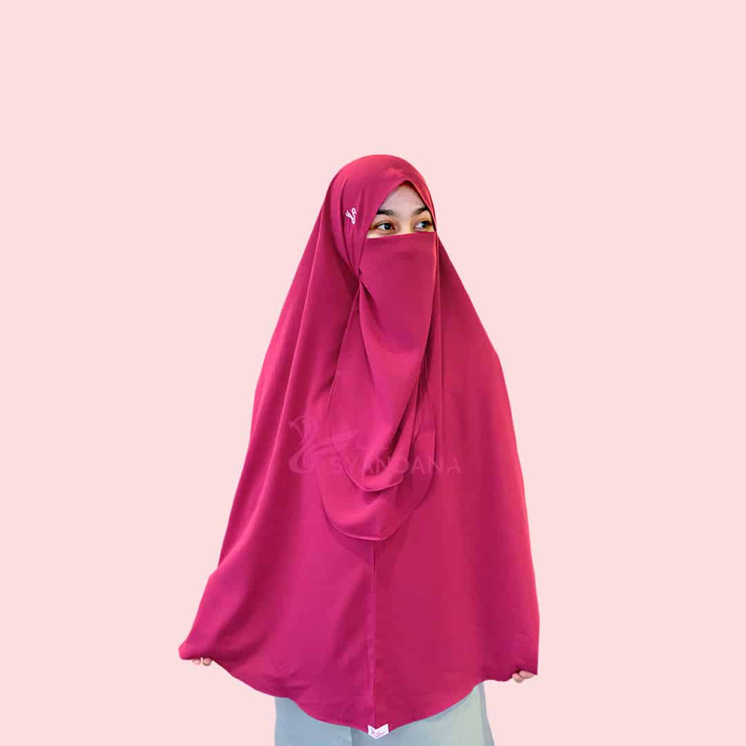 Jual Jilbab Nesya Magenta Syari Jakarta Hijab Syandana