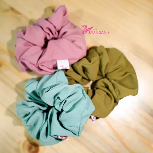 Scrunchie Aksesoris Ikat Rambut Hijab Premium - Image 2