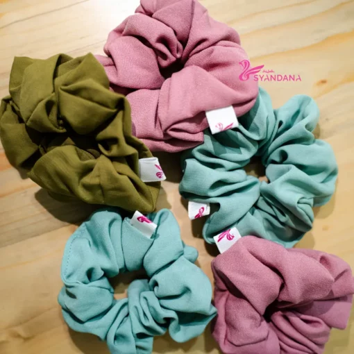 Scrunchie Aksesoris Ikat Rambut Hijab Premium