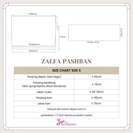Zalfa Pashban (Pashmina Bandana) - Gambar 15