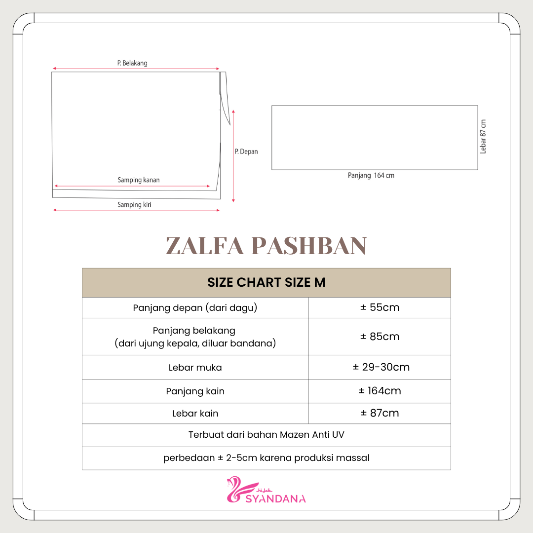 Zalfa Pashban (Pashmina Bandana) - Gambar 11